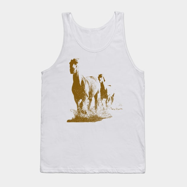 Horses Tank Top by hudayadi